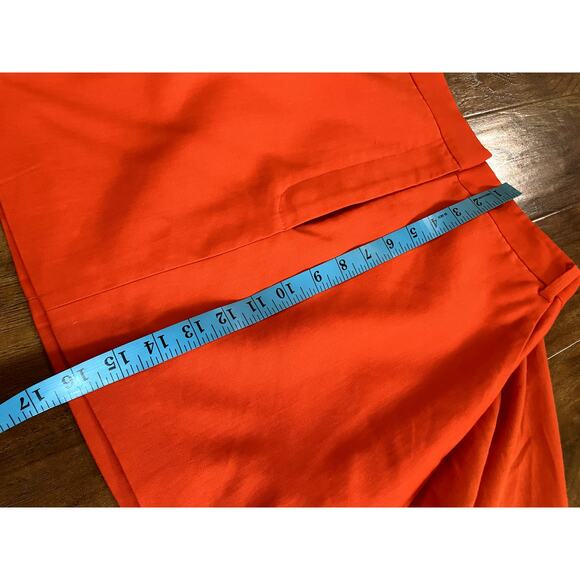 Revolve TIBI Linen Blend Mini Skirt w Optional Waist Tie Size 0 Poppy Color NWT - Picture 8 of 8